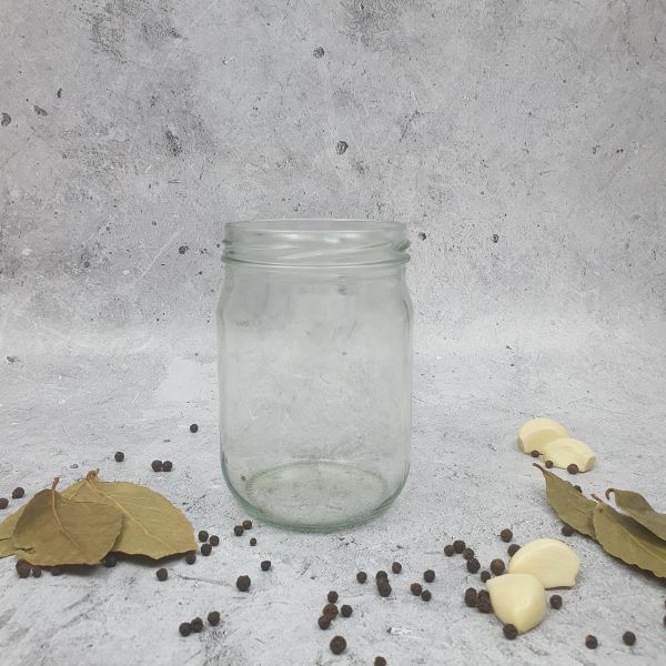 Glass jar 500ml twist d=82mm (S/bank III-2-82-500-H-104) (Kamensk-Shakhtinsk) Glass jar 500ml twist d=82mm (S/bank III-2-82-500-H-104) (Kamensk-Shakhtinsk)